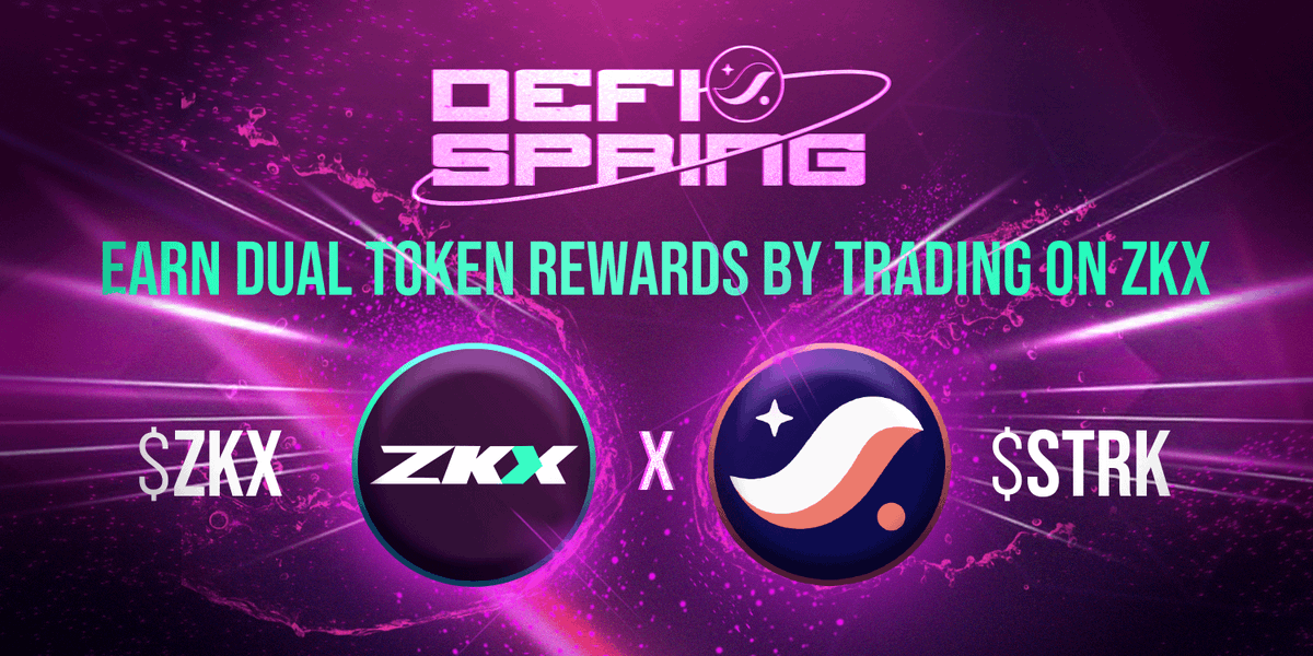 DeFi Spring Phase 3 is now LIVE on OG & Pro Trade ⚡️

Excited to join @StarknetFndn DeFi Spring to drive activity on ZKX and welcome new faces to Starknet.

🐺 Goal: Target productive TVL in the ecosystem

Check details here 👉 bit.ly/3Ui4HGH

1/6  🧵