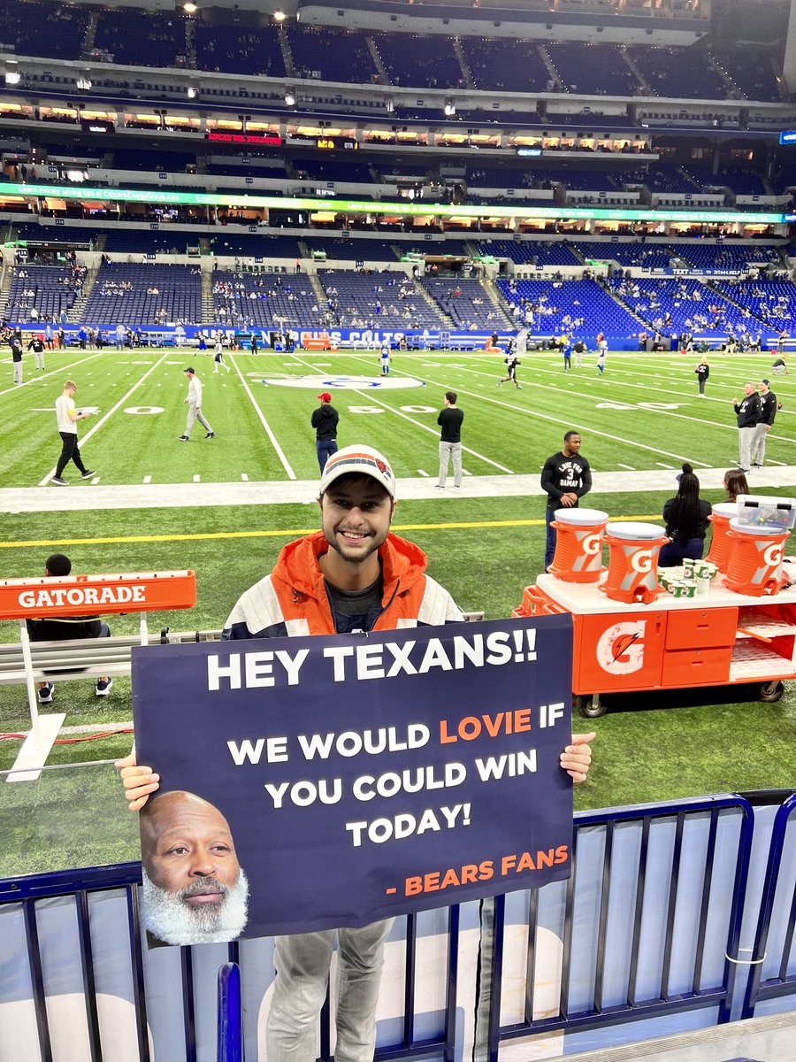 Never would’ve imagined back on January 8, 2023 that I was witnessing the first domino to fall that will lead to the #Bears to draft Caleb Williams. But here we are. Again — Thank you, Lovie! 🐻⬇️