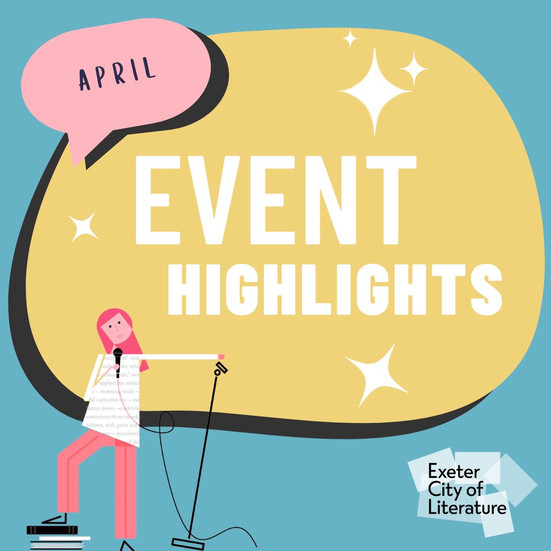 Plenty of literary goodness happening this weekend! 📘 @Theatrepaignton's Play On Words Festival 📗 @LitWorks' Quay Words session with Claire Fuller 📙 Bookbinding at @BurtonBideford 📕 Exhibition Launch at @exeter_phoenix Find out more: exetercityofliterature.com/event-picks