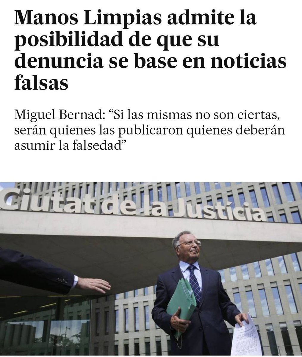 Literalmente un juez ha admitido a trámite la denuncia con unos recortes de The Objective, El Debate y OkDiario. 
Somos una puta fantasía de país.