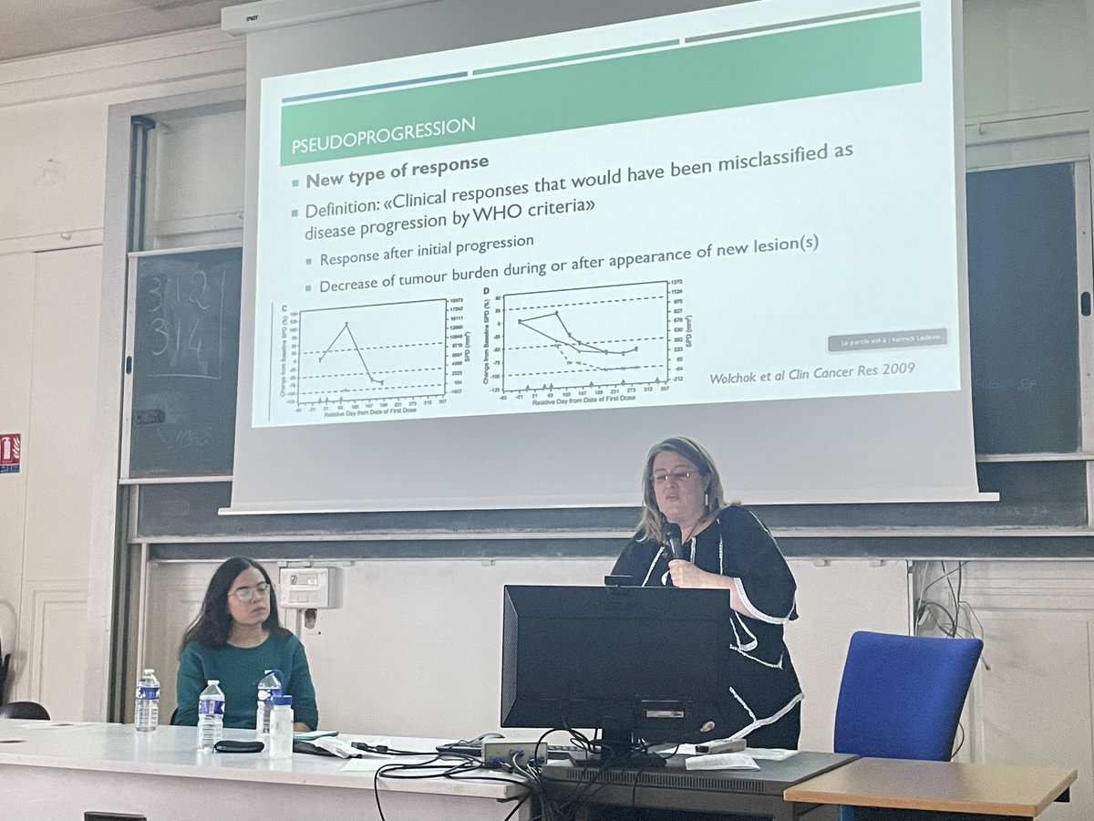 Et nous clôturons cette journée scientifique avec @LaureFournierRx et @smi_rei qui nous parlent d'iRECIST et de l'évaluation radiologique des cancers du rein sous immunothérapie @HopitalPompidou @univ_paris_cite @UP_Medecine @OudardStephane @APHP @InstParisCarpem