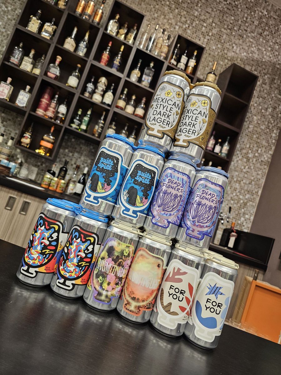 Foam Brewing Youth Lagoon, Transmitting Light, For You, Built To Spill, Dead Flowers and Mexican Style Dark Lager restocked in #Stoneham Redstone Liquors App and website