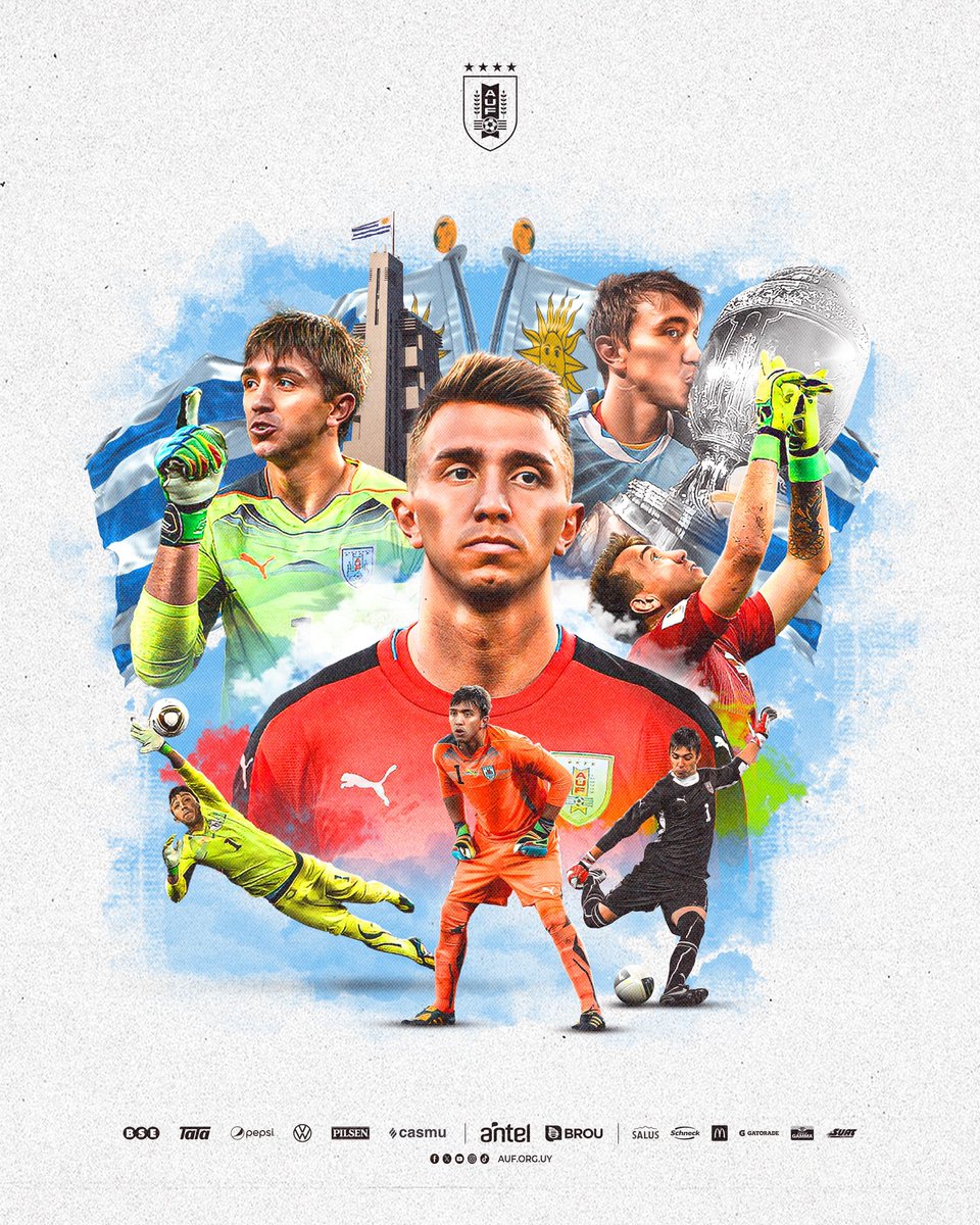 🧤𝑈𝑛𝑎 𝑣𝑖𝑑𝑎 𝑒𝑛 𝑒𝑙 𝑎𝑟𝑐𝑜 𝑐𝑒𝑙𝑒𝑠𝑡𝑒

Fernando Muslera comunicó su retiro de la Selección Uruguaya después de 133 partidos, cuatro Mundiales disputados y la obtención de la Copa América de 2011. 

La @AUFOficial te agradece por tanto. 

#ElEquipoQueNosUne