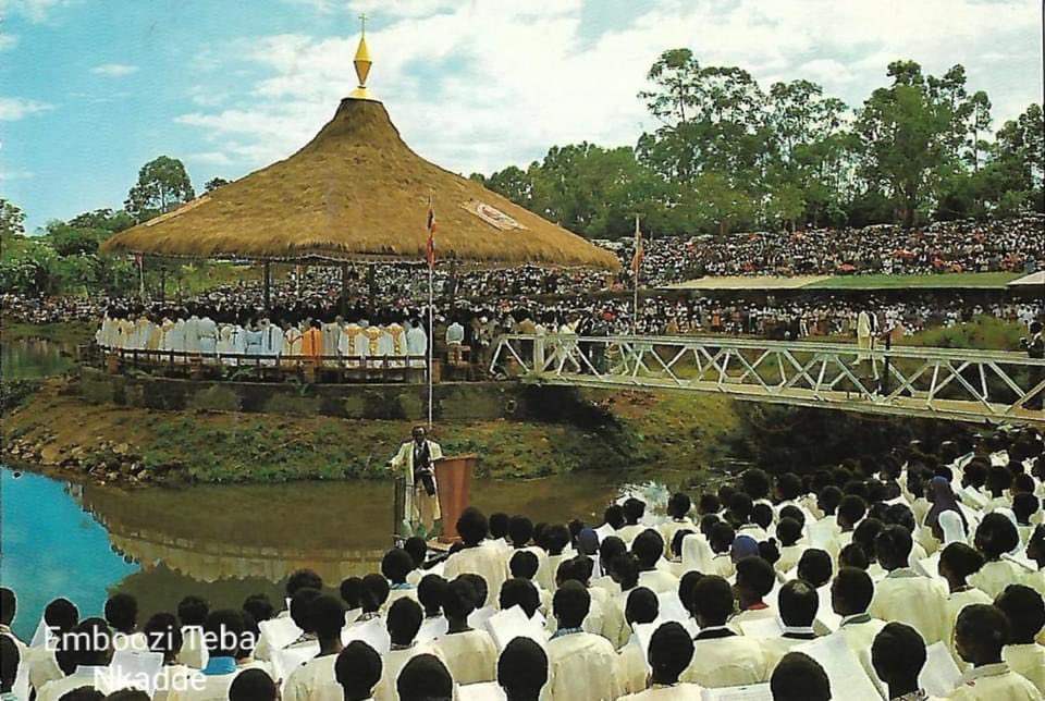 Kuno kwaali kulamaga kw'e Namugongo. 📷1991