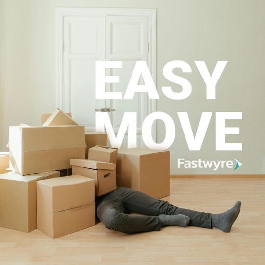 Moving shouldn’t feel like a mountain of boxes to climb. 🏔 Let Fastwyre make your transition smoother with our Easy Move program. We’ll take care of your internet service so you can focus on settling in. #MovingMadeEasy #Fastwyre