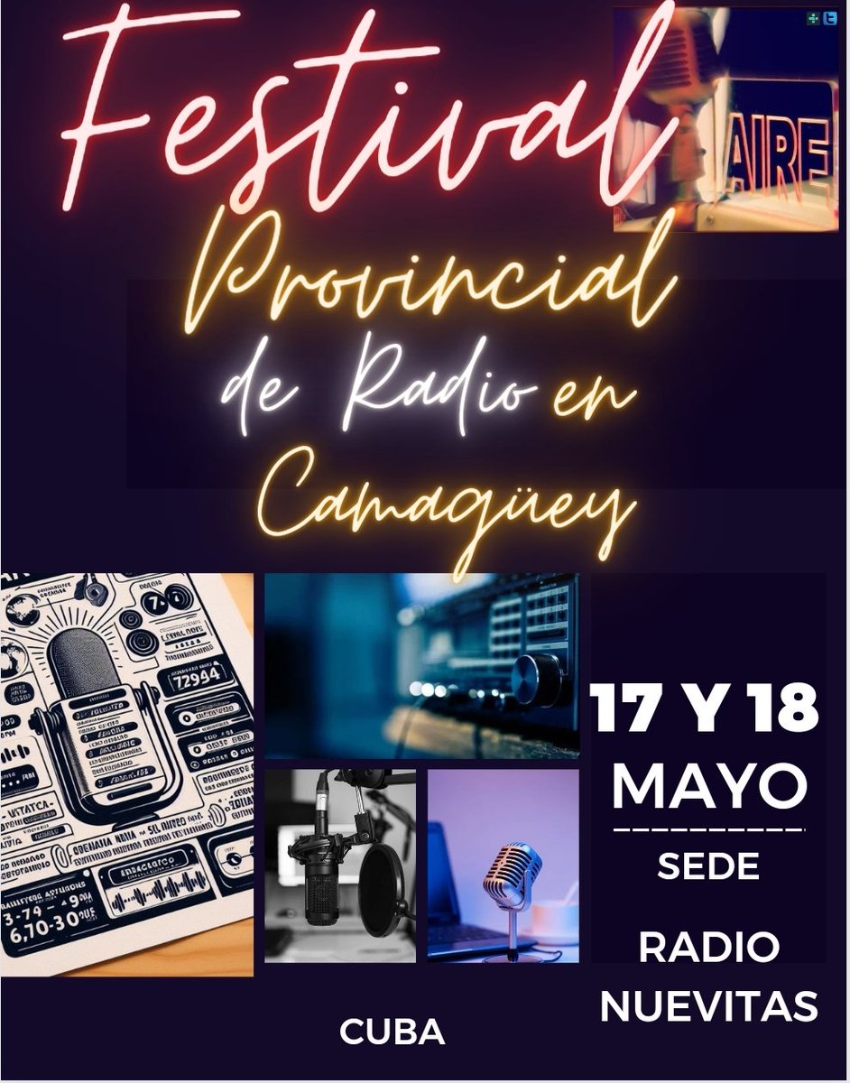 #YaEstamosListos #YaEstamosDeFestival #radialistas➡️ Desde el municipio costeño de #Nuevitas se chequean los preparativos para el Festival Provincial de la Radio que se celebrará los días 17 y 18 de Mayo.
.
.
.
.
#Camagüey 
#festival
 #radio