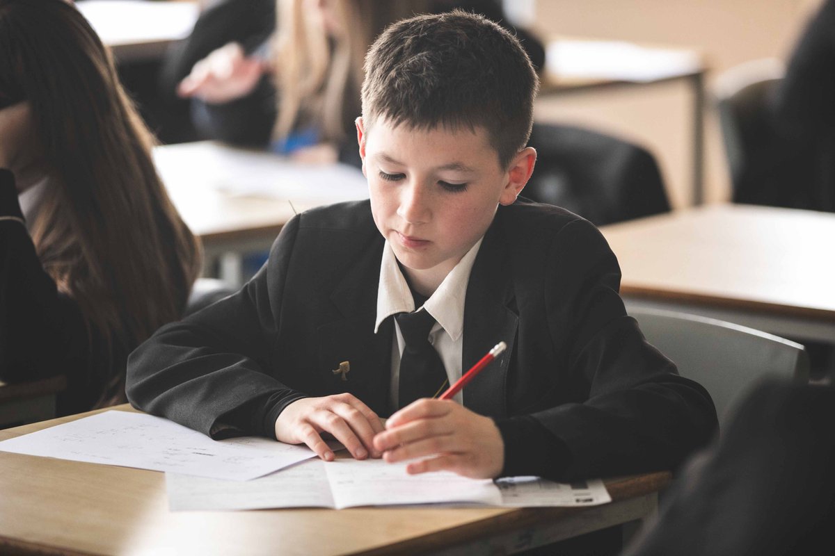 Eighty of our Year 7 and 8 students took part in the @UKMathsTrust's Junior Mathematical Challenge today. It 'encourages mathematical reasoning, precision of thought and fluency to make students think.' #JuniorMathematicalChallenge