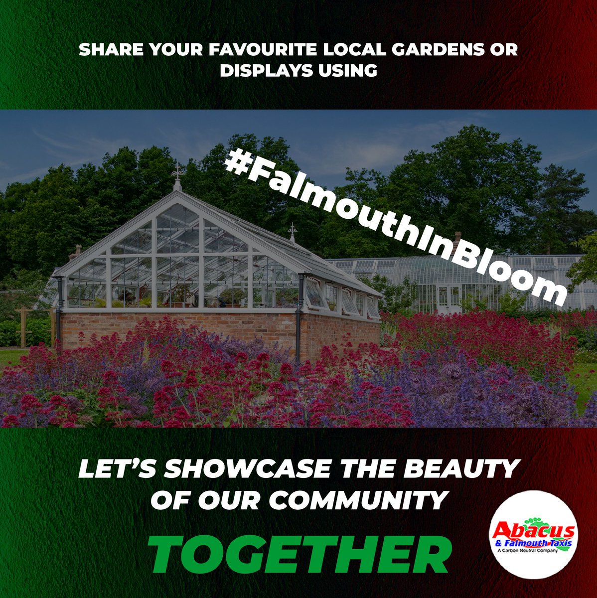 Falmouth in Bloom
Our town is bursting with colour! Share your favourite local gardens or flower displays with us using #FalmouthInBloom. Let’s showcase the beauty of our community together.
-
📲onelink.to/abacustaxis
📞01326 212141
🌐falmouthtaxis.com
-
#visitcornwall