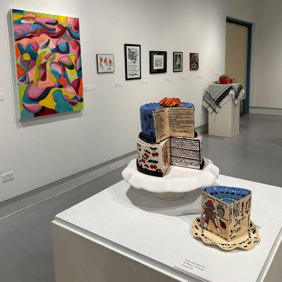 Happy #ProudToBeNEIU Day! Celebrate our NEIU students by checking out the Annual Art + Design Juried Student Exhibition! Art will be up through April 26 at The Fine Arts Center Gallery on the Main Campus. For details, visit neiu.edu/events.
