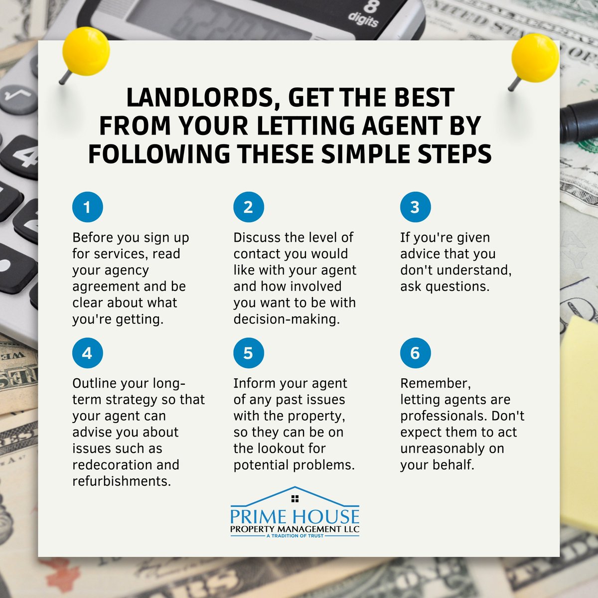 Landlords, get the best from your letting agent by following these simple steps.
----
🌐 primehouseproperties.com
.
#PropertyManagement #RealEstateManagement #PropertyPortfolio #RentalManagement
