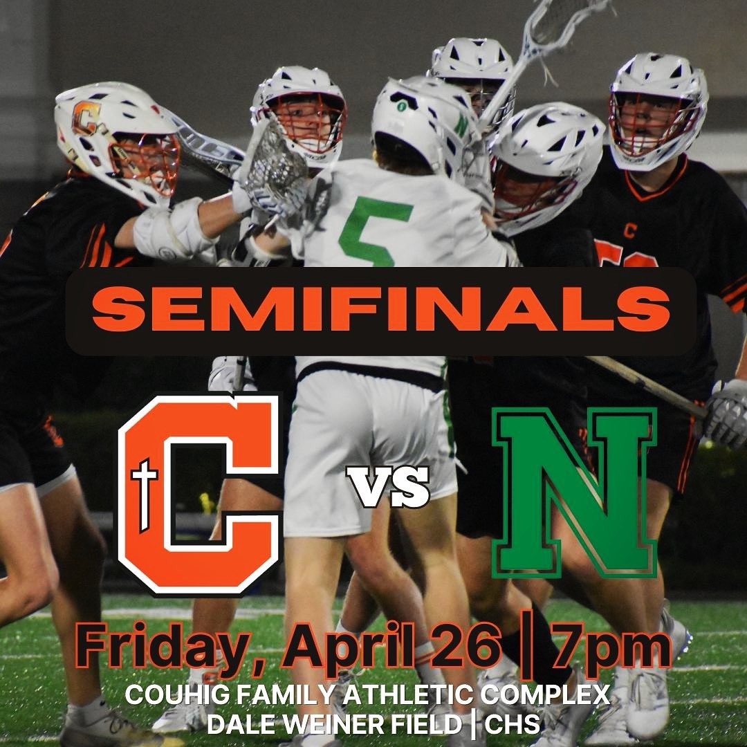 Catholic High Fans - It’s Time to Pack the Stands! Tomorrow - Friday, April 26, 7pm @chs_br Bears vs Greenies in Semifinal Play. Winner Moves on to the @the_lhsll State Championship on Sunday Tickets available at sLocaltix.com Go Bears!