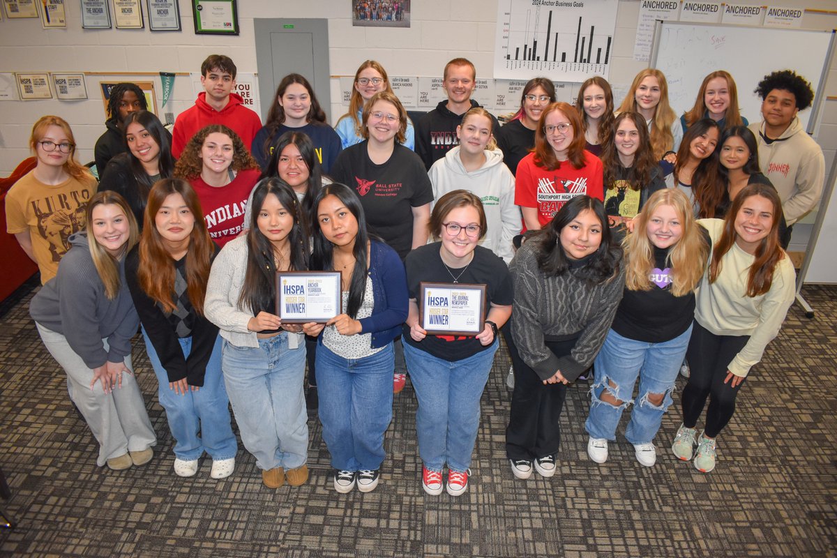 We're thrilled to congratulate Southport High School's student publications, The Journal news magazine and The Anchor yearbook! Both were awarded the Hoosier Star from the Indiana High School Press Association for 2023! This was the second year in a row that both The Anchor and…