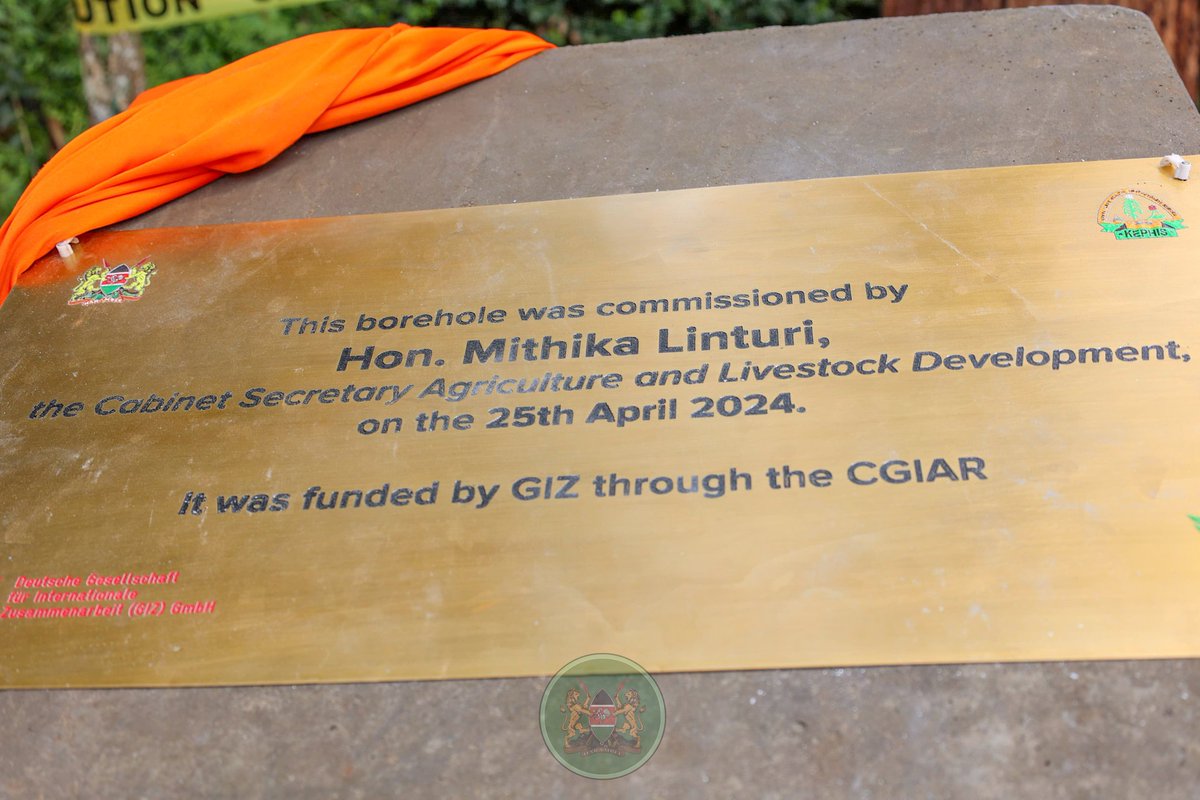 We would like to thank the @giz_gmbh, @IITA_CGIAR, @Cipotato, and the entire @CGIAR community for their invaluable support to Kenya's agriculture.