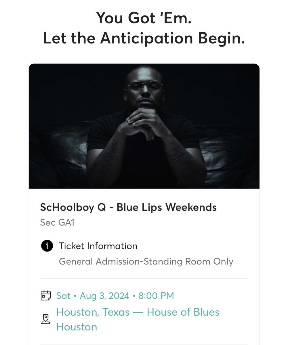 @ScHoolboyQ See you in H-town fam! 🔵🔵🔵