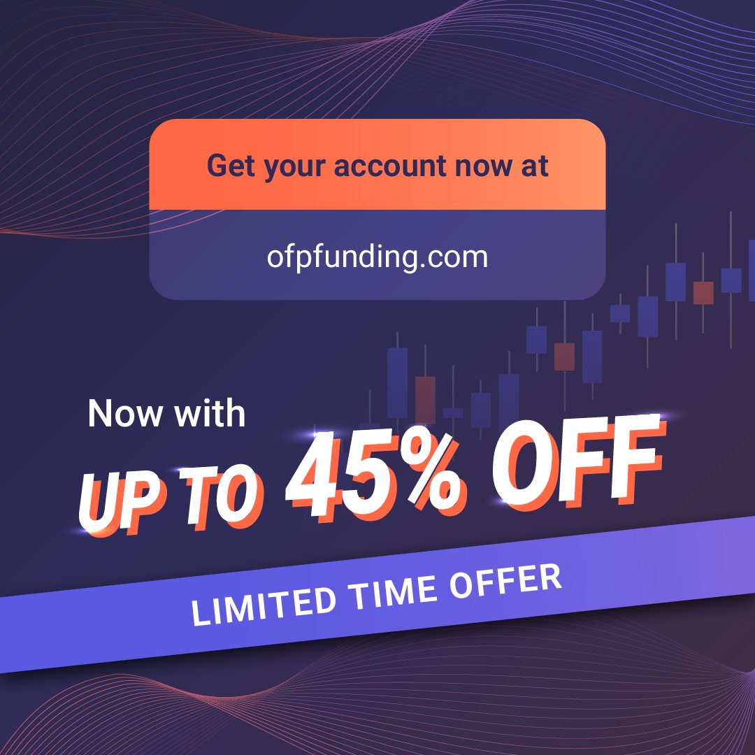 𝗪𝗵𝘆 𝗰𝗵𝗼𝗼𝘀𝗲 𝗢𝗙𝗣?
We provide funding for traders without a lengthy evaluation process.

𝗚𝗲𝘁 𝗬𝗼𝘂𝗿 𝗔𝗰𝗰𝗼𝘂𝗻𝘁 𝗡𝗼𝘄: ofpfunding.com 

 #propfirmtrader #ofpfunding #propfirmtrading #forex #forexfunding #financialmarket