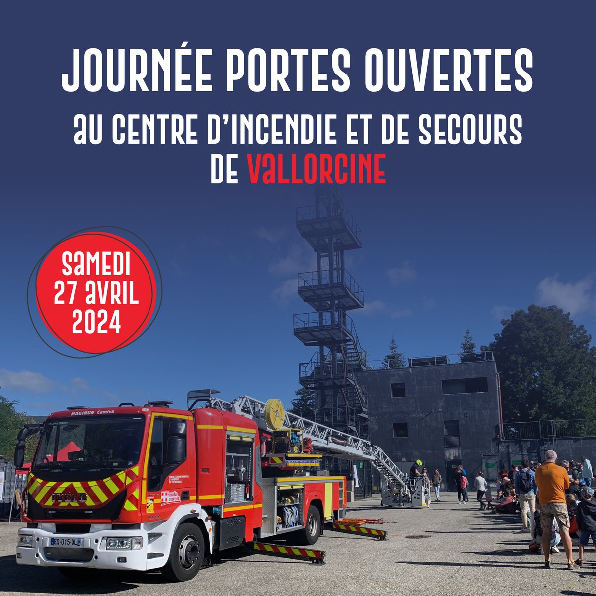 📅 Rendez-vous samedi 27 avril 2024, de 10 h à 17 h, pour la journée portes ouvertes du centre d'incendie et de secours de Vallorcine.
Plongez, le temps d’une journée, dans l’univers et le quotidien des sapeurs-pompiers de Vallorcine.
#Vallorcine #Pompiers #PortesOuvertes #JPO