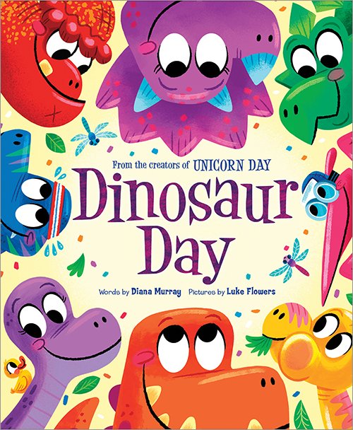 🦖🦕Thrilled to share the cover of #DinosaurDay (5th book in the #UnicornDay series), stomping onto shelves 2/4/25, and now available for pre-order! @lfcreative did such an amazing, dino-tastic job with the illustrations!!! @sourcebookskids #kidlit #childrensbooks