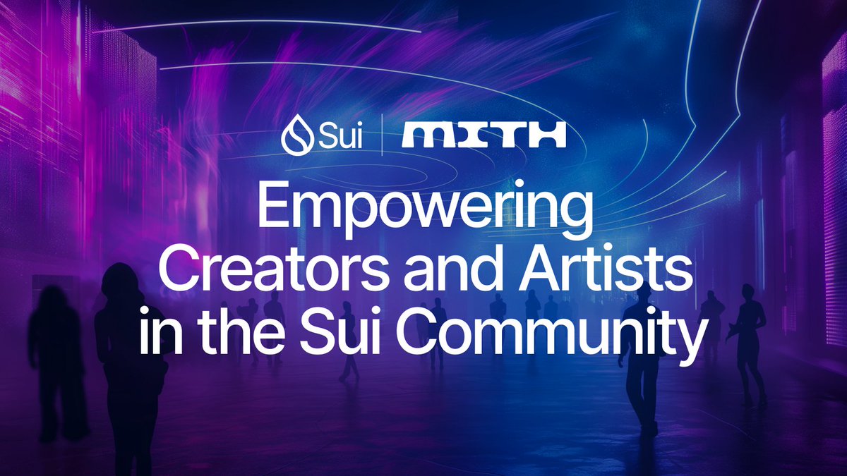 We're excited to announce that @OnlywithMITH, a next-gen platform for creators, is coming to Sui! MITH will provide creators and brands a unified platform, allowing unprecedented freedom to control how they create, connect with, and distribute content to their fans.