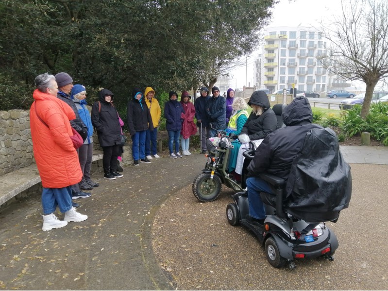 The weather may not have been on our side but we still enjoyed today's nature and heritage walk with @wildwithwheels. Thank you to everyone who came along ☔️