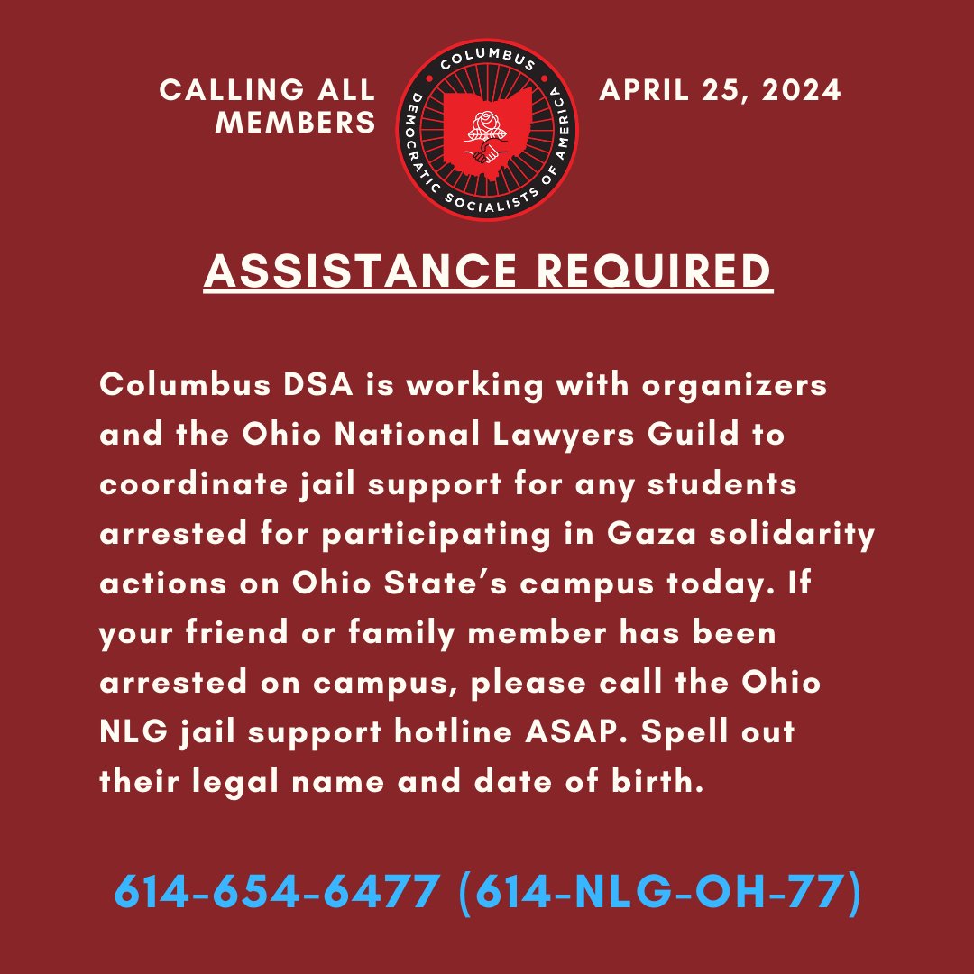 Columbus DSA 🌹 tweet media