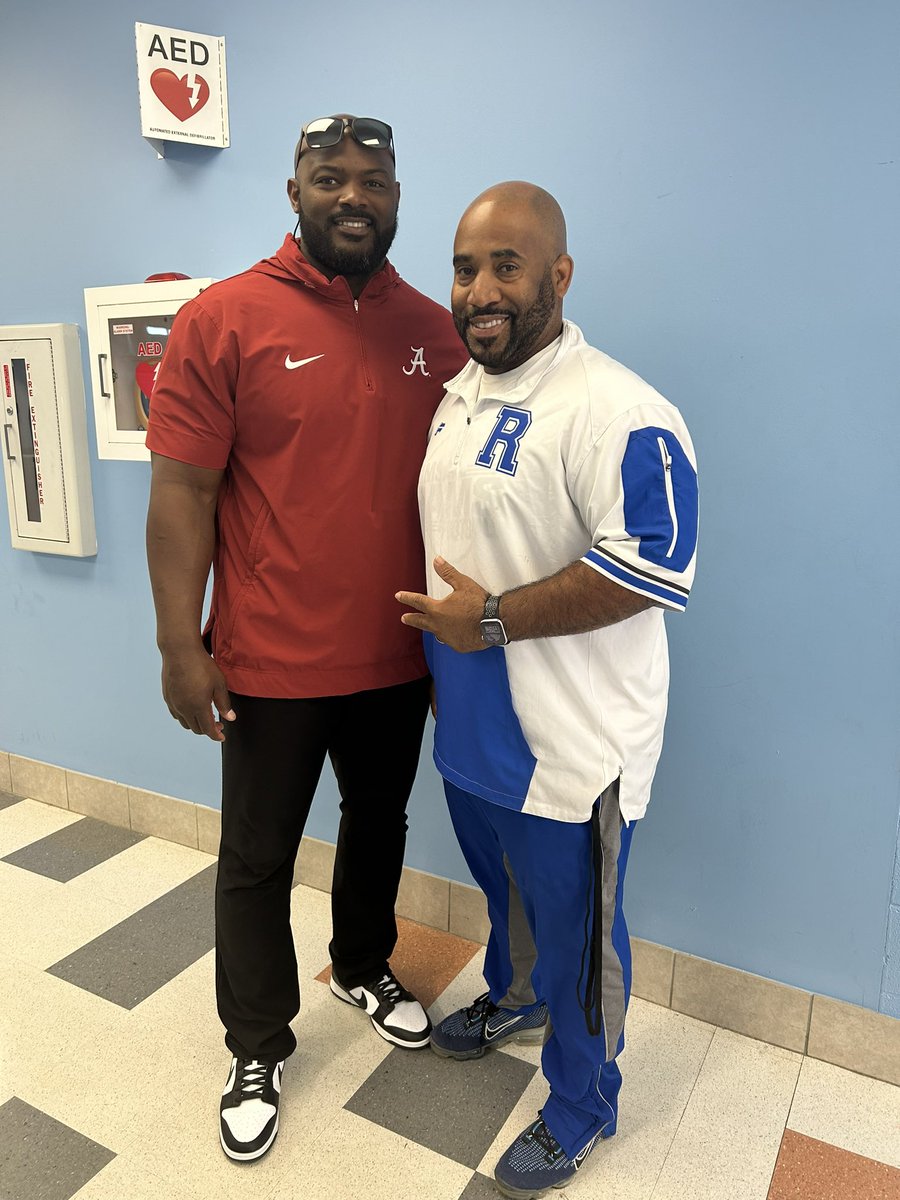 We Appreciate @AlabamaFTBL & @freddierch8 for stopping by THE HILL.