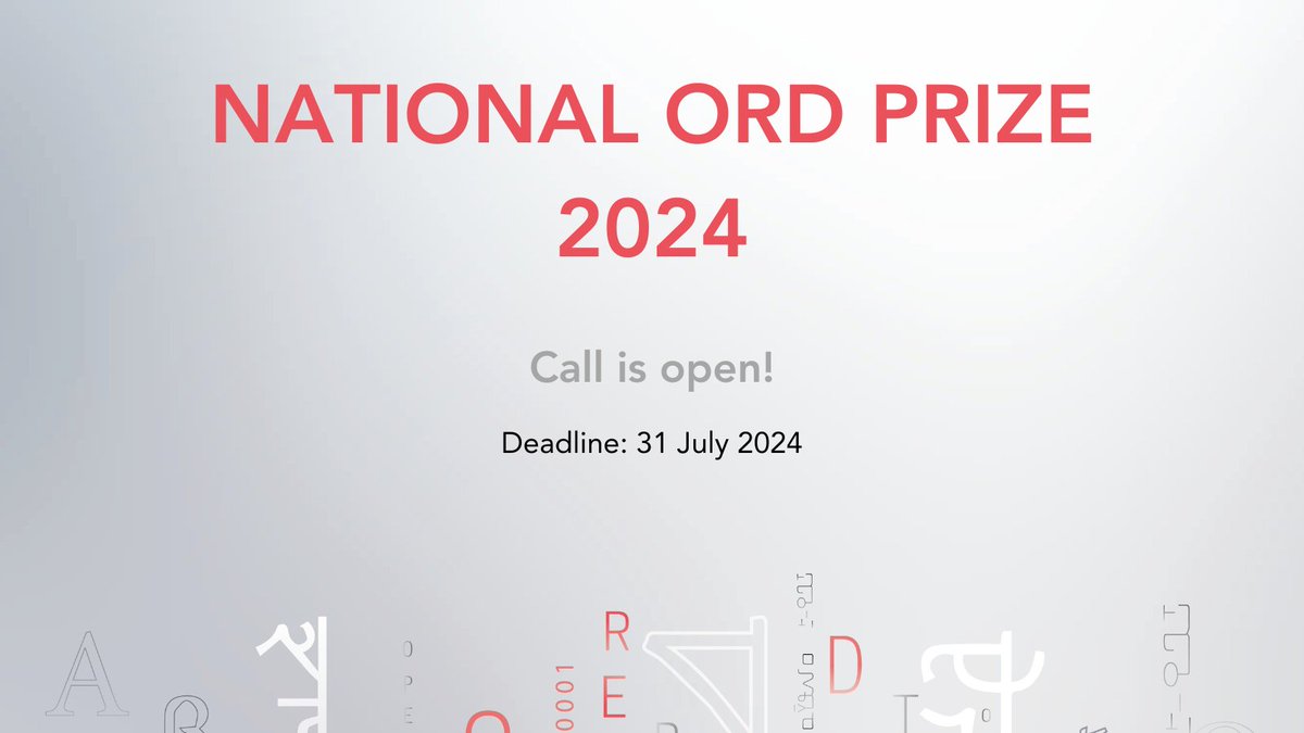 📢#Call for applications is open! 🤩Apply for the National ORD Prize 2024!🏆 👉ord.akademien-schweiz.ch/en/preis/ #openresearchdata #ord #prize #Switzerland