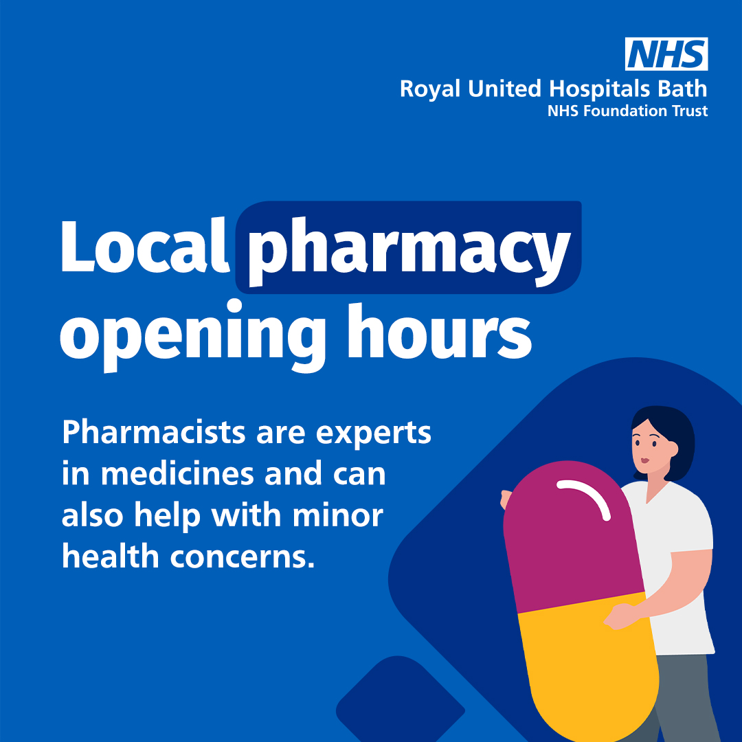It's bank holiday weekend! 😎 If you need medical advice during the bank holiday period, visit your local pharmacist for advice on medicines and help with some minor health concerns - from sore throats to tummy trouble. 💊 ▶️ Pharmacy opening hours: bit.ly/3ggSmiG