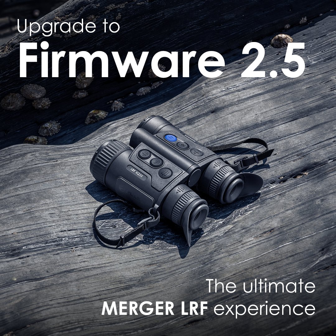 Firmware update 2.5 for the Merger series introduces some important new features designed to enhance an already stellar performance. This update is compatible with the entire Merger LRF line. Find out more here: tj-focus.co.uk/firmware-updat…

#pulsarvision #thermalimaging