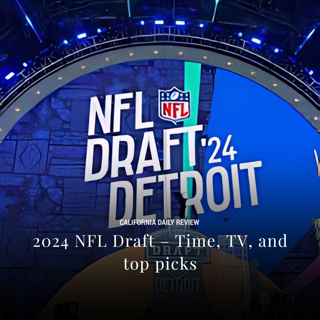 The 2024 NFL Draft starts April 25, 8 PM ET in Detroit! Watch on ABC, ESPN, NFL Network, or stream on ESPN+. Top pick? Likely USC's Caleb Williams.

#californiadaily #nfl #nfldraft #nfldraft2024 #nflfootball #football #espn #abc #detroit #streamlive