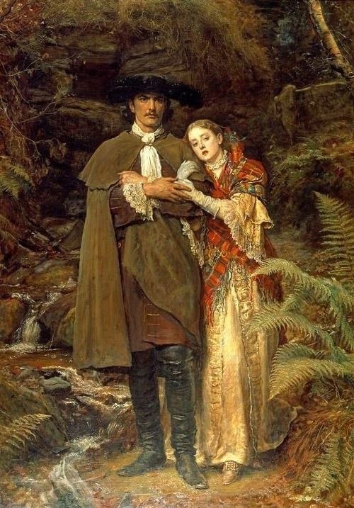 The Bride of Lammermoor by John Everett Millais Check out more John Everett Millais - Paintings and Art Cards Set Available Here: centurymediastore.com/2020/08/john-e… - #ClassicArt #ArtCards #Classical