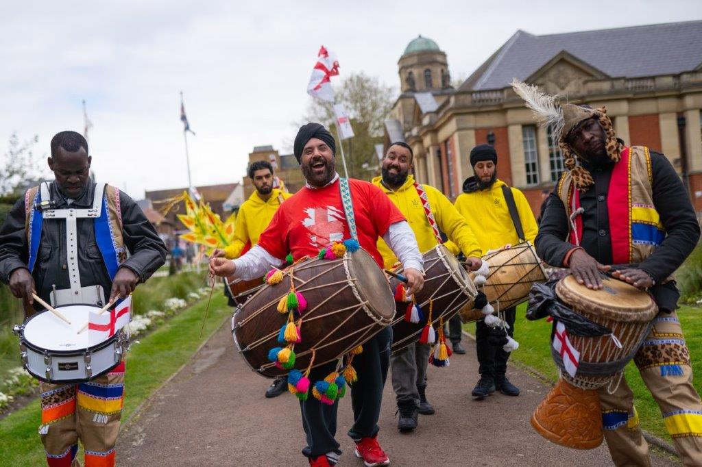 We are proud to have supported Dartford’s 2024 St George's Day parade. 12 local schools and 700 young people took part in the festivities organised by @cohesionplus who continue to do great work to bring our local community together #stgeorgesday #dartford