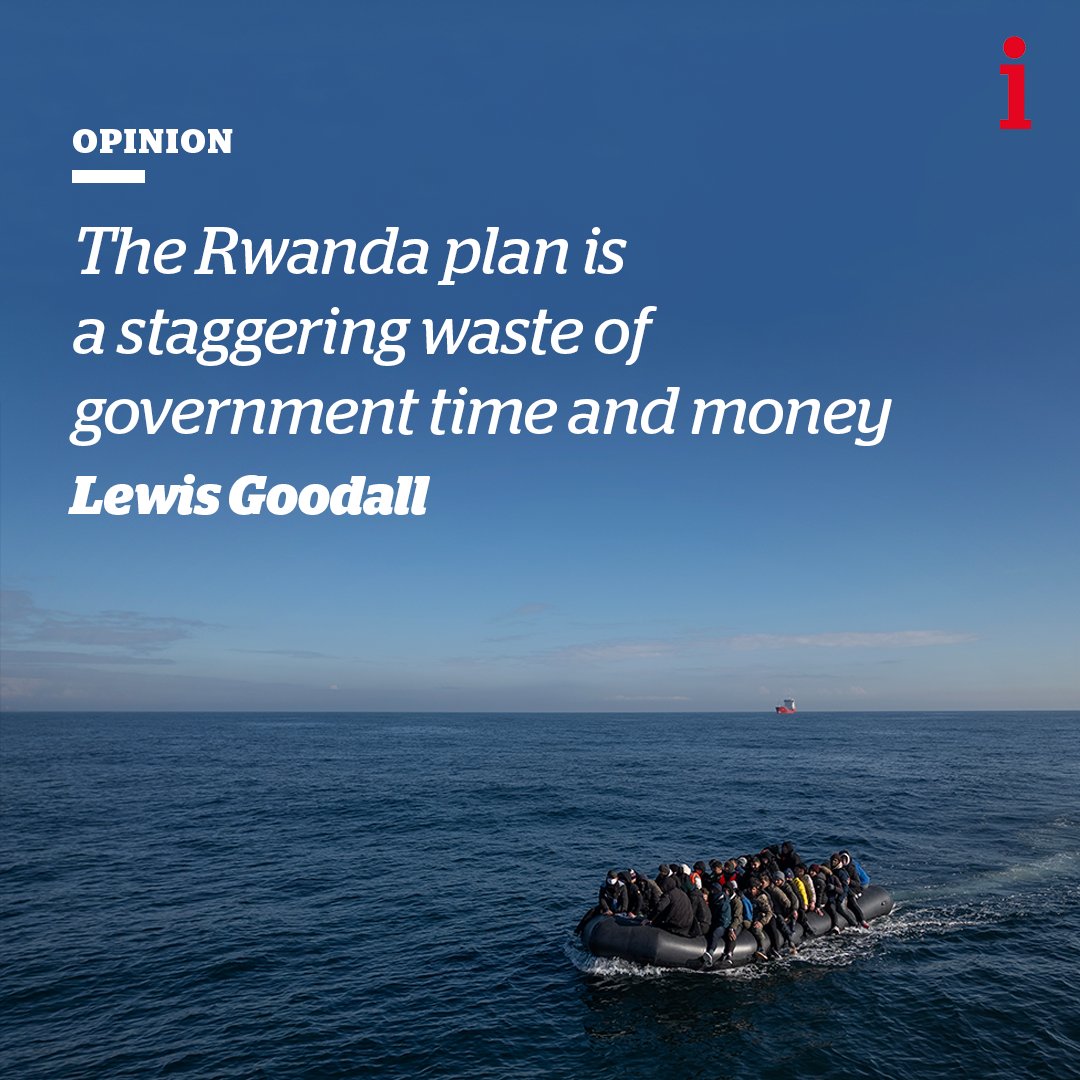 Opinion | We are kidding ourselves if we believe that the Government’s Rwanda plan will achieve any of its aims 🖋️ @lewis_goodall 🔗 trib.al/JAqq6C9