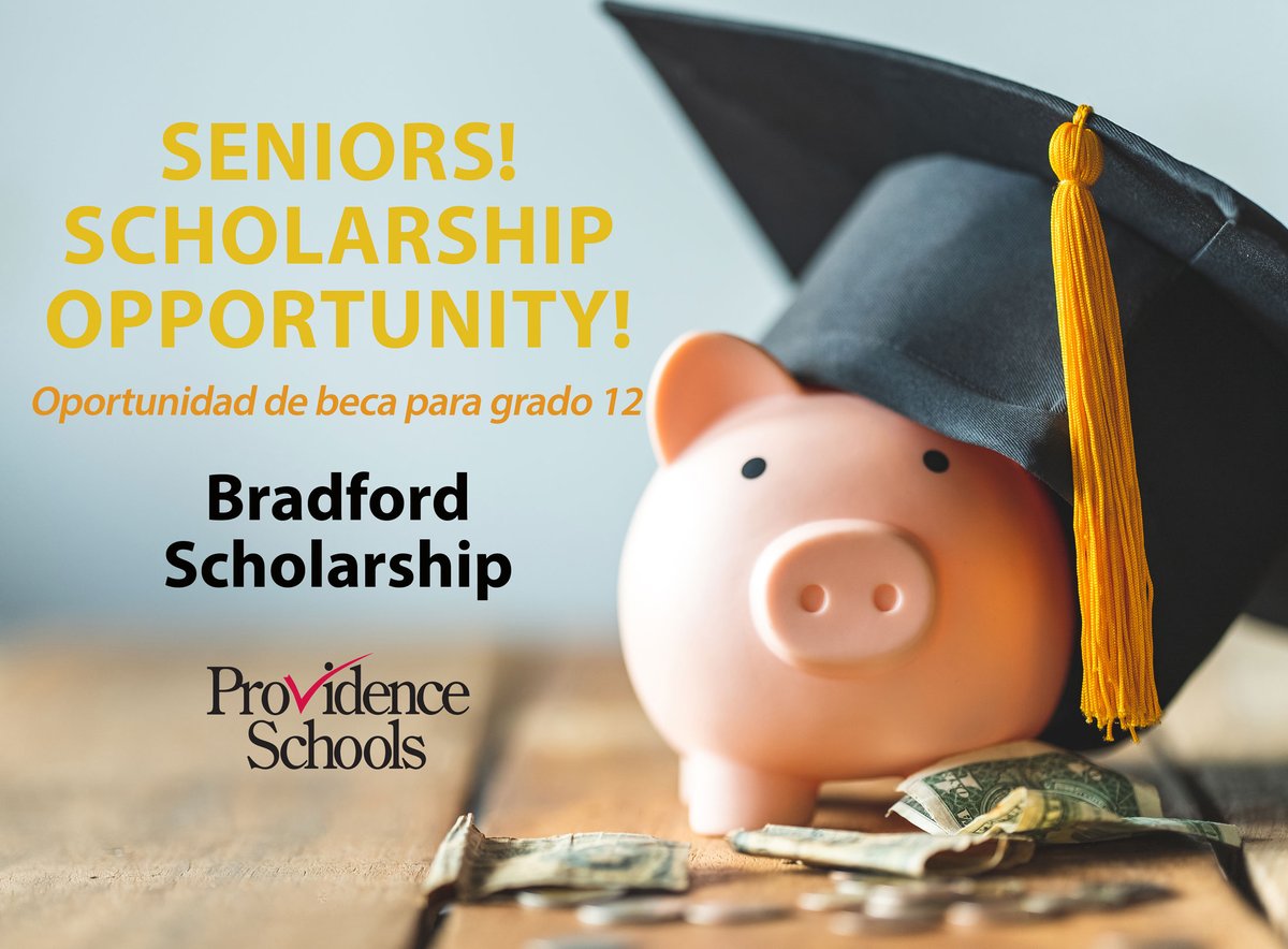 ‼️ PPSD SENIORS! The LAST DAY to apply for the 2024 Edward Hickling Bradford Scholarship is TOMORROW! $750 is available to you through the Scholarship, with up to $108,000 in total funds available for eligible PPSD seniors. Sign up now!

More info: tinyurl.com/PVDBradfordSch…