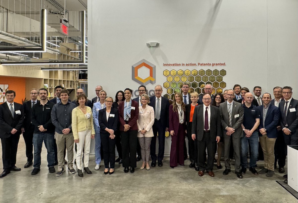 It was a pleasure hosting members of the Swiss government and private sector at our College Park headquarters last week! We were excited by the conversations held and look forward to collaborating to solve some of the world’s toughest problems with the power of #quantumcomputers.