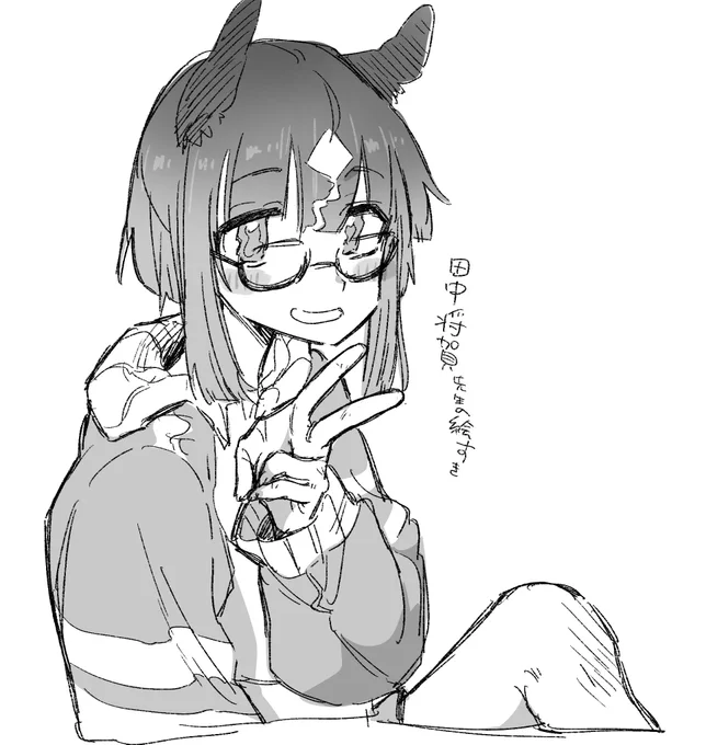 そういえば好きだなと思って意識してトランセンドちゃんで描いてみたけどむずかし〜 