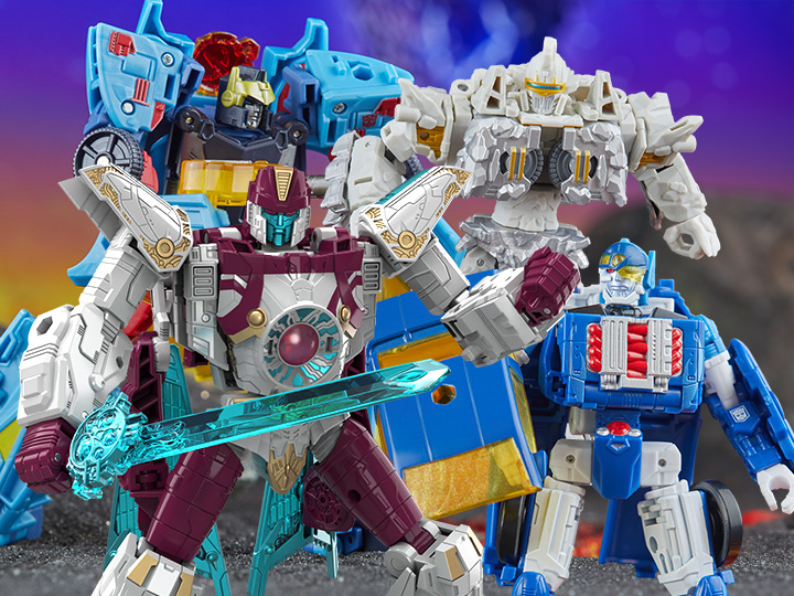 Transformers: Legacy United Vector Prime, Hot Shot, Side Burn & Nucleous available for pre-order!

bit.ly/3WfXo4N
#transformers #legacyunitedvectorprime #hotshot #sideburn #nucleous #bigbadtoystoe #bbts