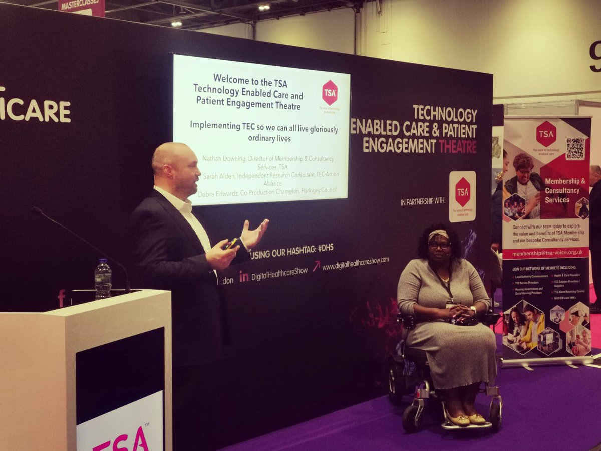 It's been another incredible day at the Digital Healthcare Show! 

It has been a thought-provoking couple of days at the show. A huge thank you to all speakers who have helped deliver sessions with the TSA team throughout the event.