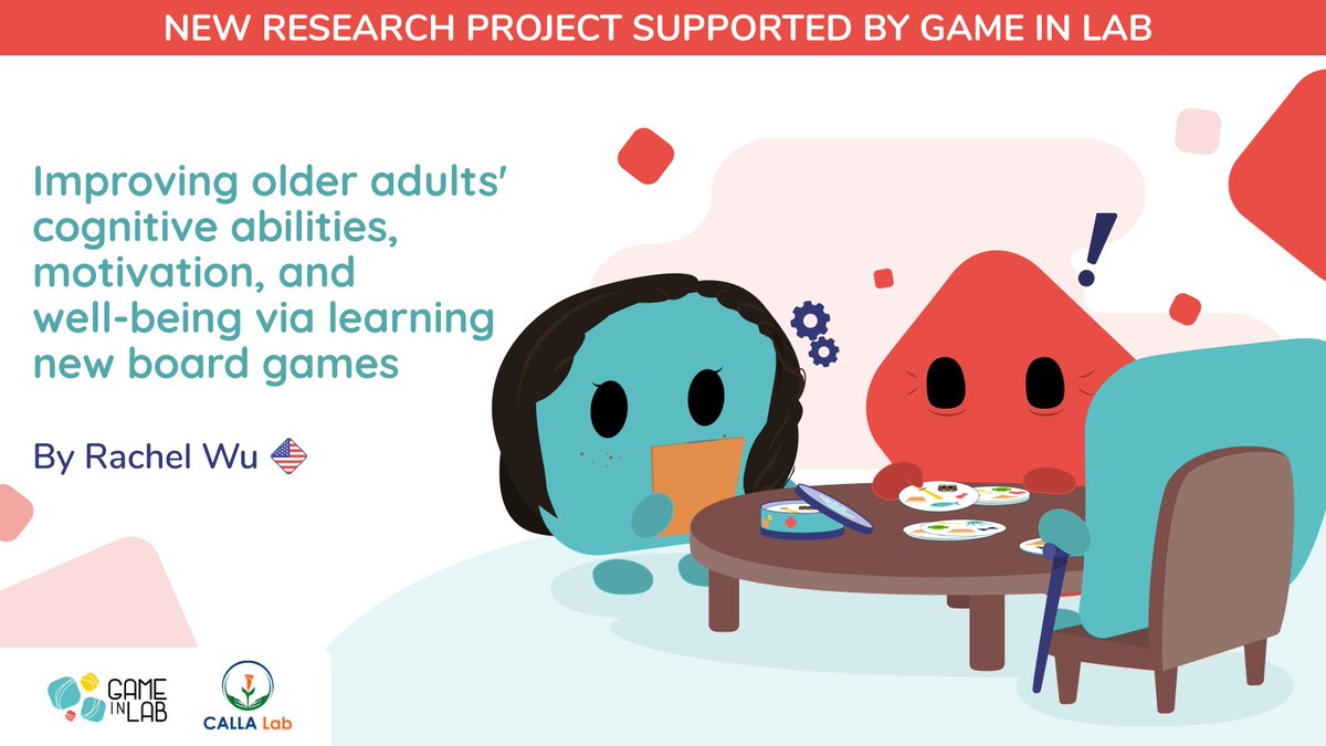 GameInLab's tweet image. We are glad to welcome Rachel Wu as one of the new Grant Holders of the #GameInLab #callforprojects. Her project focuses on how #boardgames can improve the #cognitiveabilities, motivation and well-being of older people, particularly those from low-income minority backgrounds.