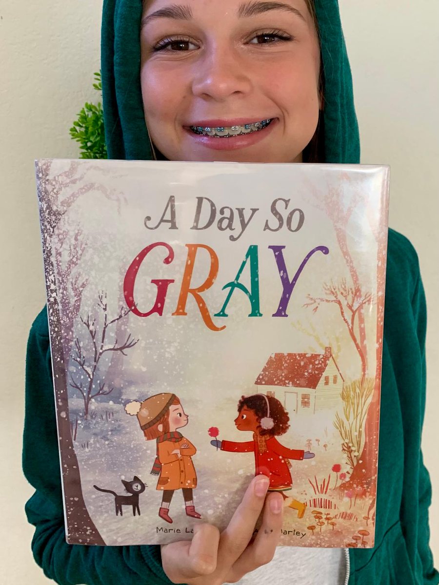 Check this uplifting book full of lyricism and art: A Day So Gray by📚 Marie Lamba @marielamba and 🎨Alea Marley @aleamarley ☀️A bright reminder to be open to new ideas, 🌺look for beauty, and savor the sweetness of friendship☕️🐈‍⬛ #classroombookaday #kidlit #library #picturebook