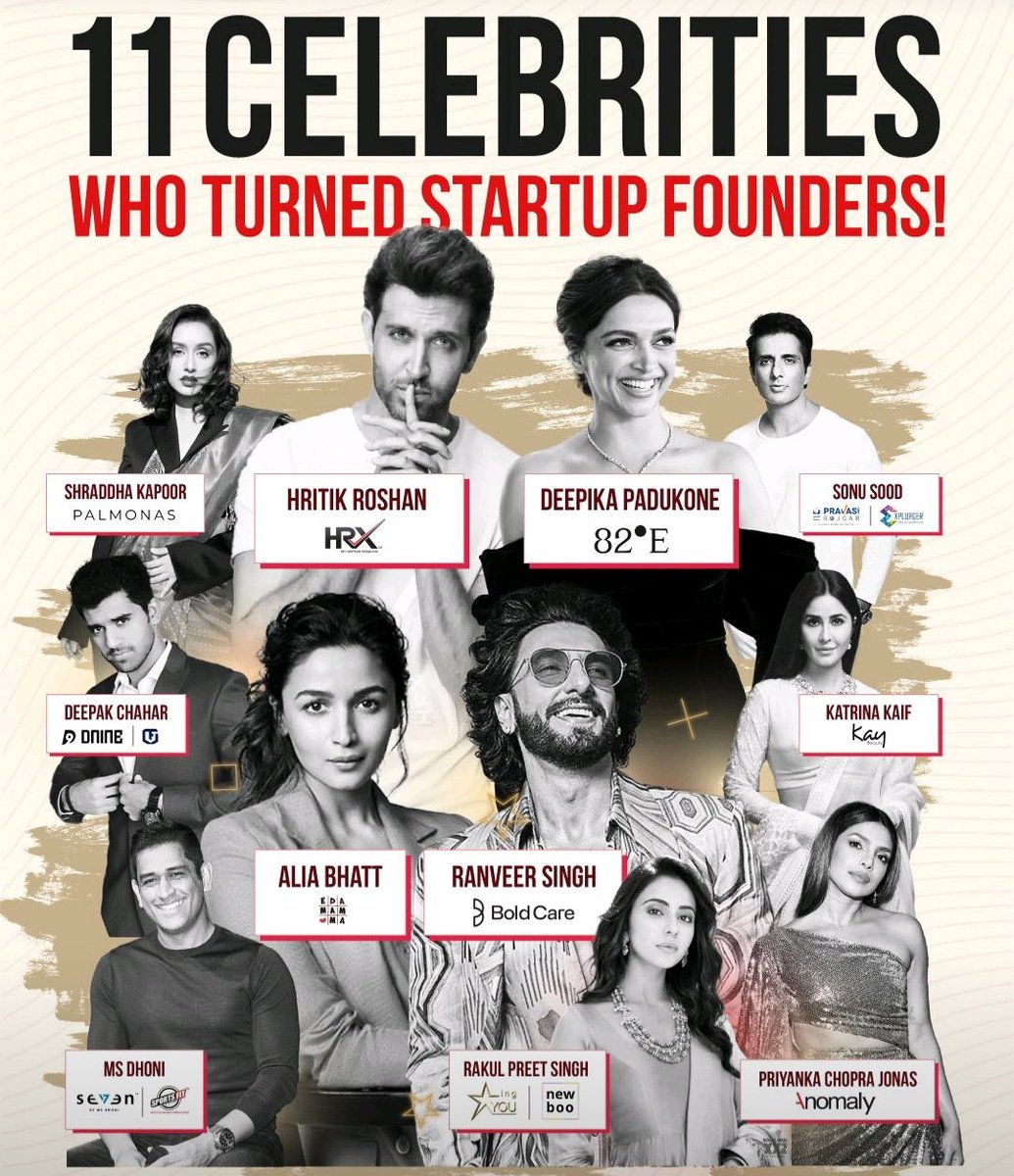 Intrigued by the entrepreneurial journeys of Bollywood stars turned startup founders? 🎥🚀 Gain some valuable insights into their success stories by checking out this post! #BollywoodEntrepreneurs #StartupsAndCelebrities #InvestorInsights #EntrepreneurialMindset #IncubatingIdeas