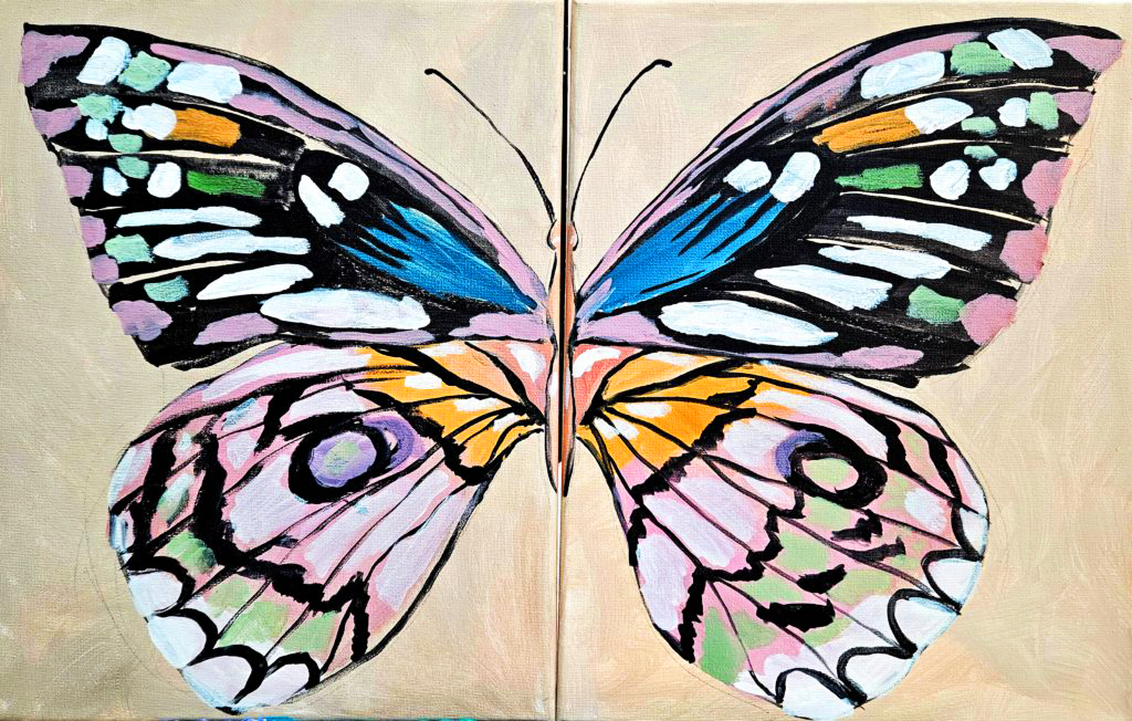 4/25 – Papillon Miroir Class! *Food Truck Night* – 6:30pm $38 kellyjodesignsbywine.com/events/4-25-pa… via @kjdbywine #ThirstyThursday #PaintNightABQ #DateNightABQ #Butterfly #SipandPaint #FoodTruckNight #papillon