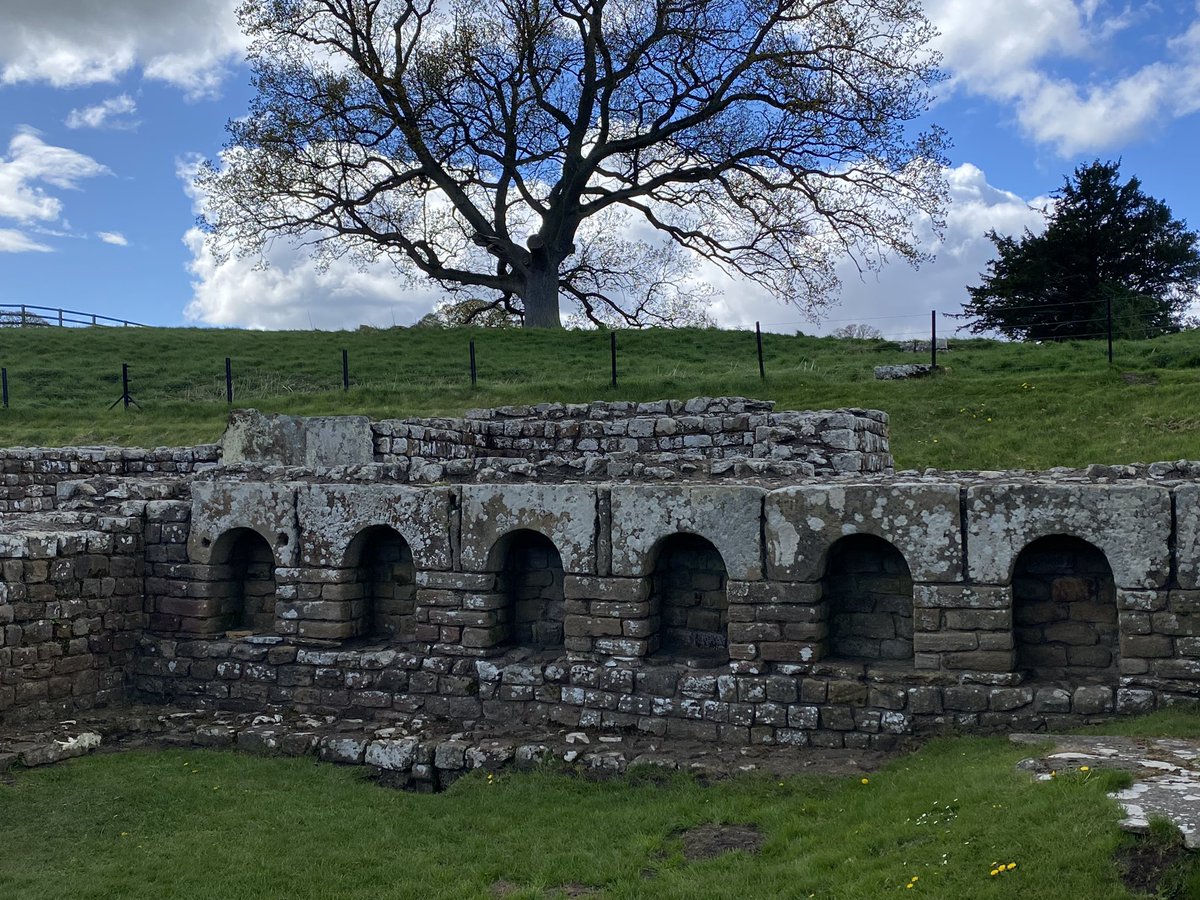 My favourite Roman Bath House is at #ChestersRomanFort on #HadriansWall in rural #Northumberland. It has a couple of phases. But is contemporary with the Wall. 
#RomanArchaeology #RomanBritain 
📷 my own