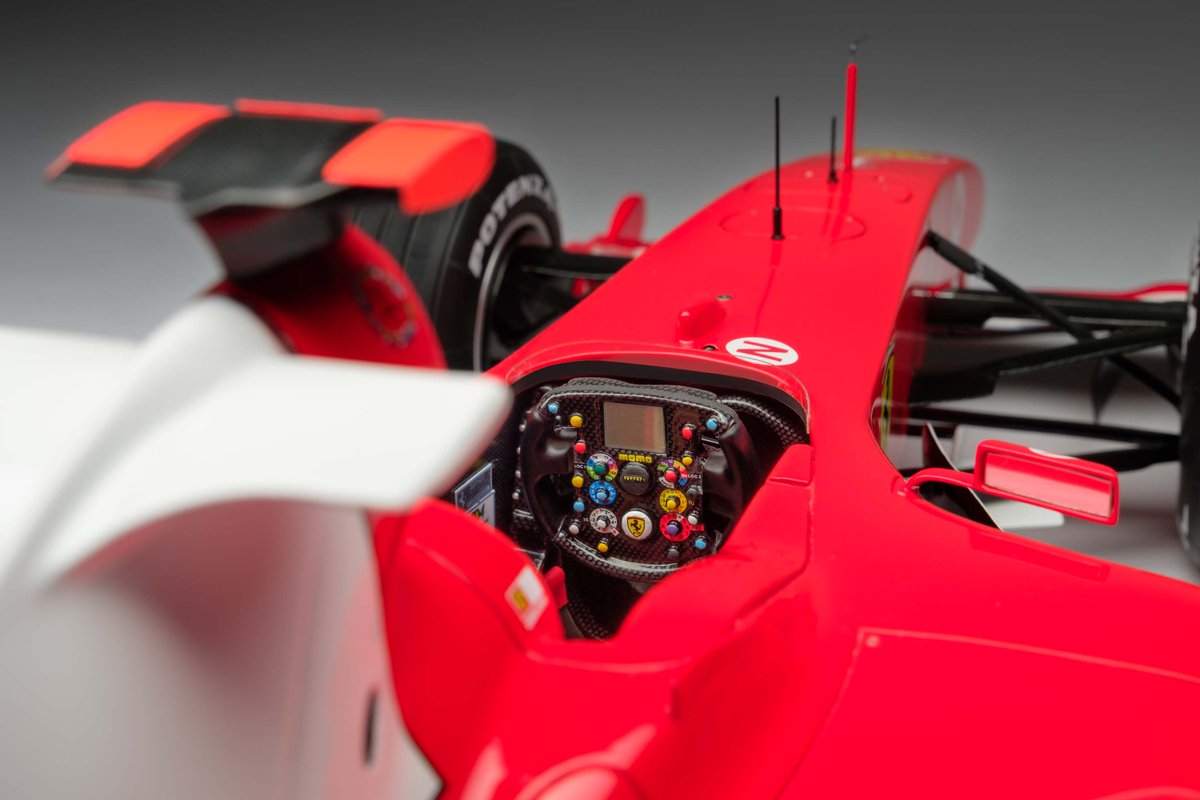 Models of the Ferrari F2004 at 1:8 scale, as raced to victory by Michael Schumacher at the 2004 San Marino Grand Prix, are available to order on our website: bit.ly/FerrariF20041-…
[2/4]