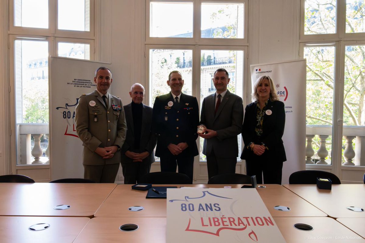 🤝 Le Secrétariat Général de la @GardeNatFR devient officiellement partenaire de la Mission Libération ! Le cycle commémoratif 2024-2025 valorise l’engagement de la population🇫🇷 et notamment des réservistes qui ont joué un grand rôle dans cet évènement historique national !