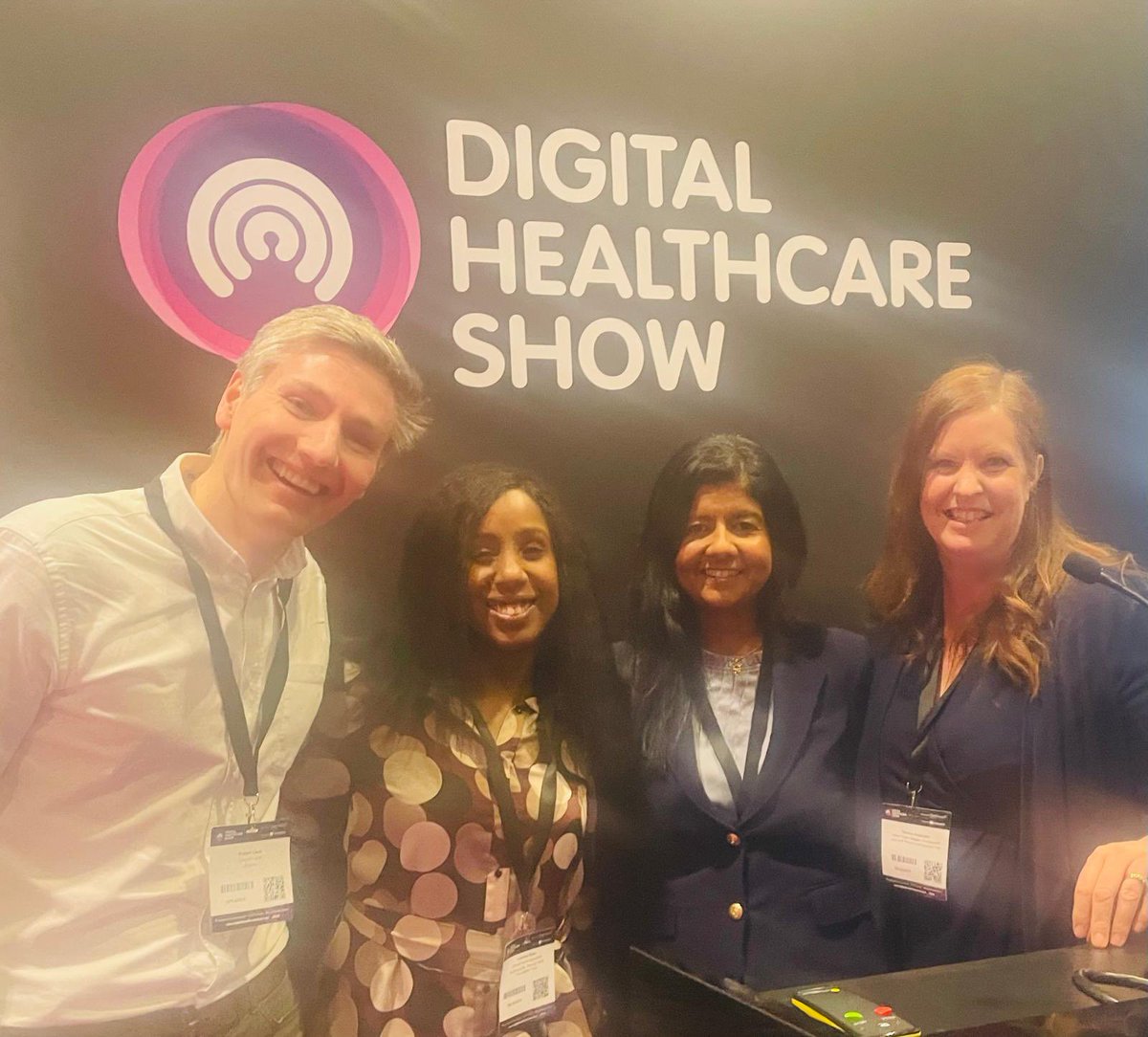 Delighted to represent <a href="/GSTTanaesthesia/">GSTT Anaesthesia</a> <a href="/GSTTnhs/">Guy's and St Thomas'</a> at <a href="/DHS_London/">Digital Healthcare Show</a> today.

Digital innovation centres on co-development - bringing patients, clinicians and medtech partners together. 

The outcome is better then any one entity can imagine in silo.