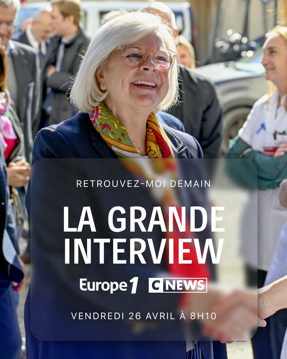 Je serai demain au micro de @Rdesarbres pour La Grande Interview d’@europe1 et @Cnews.