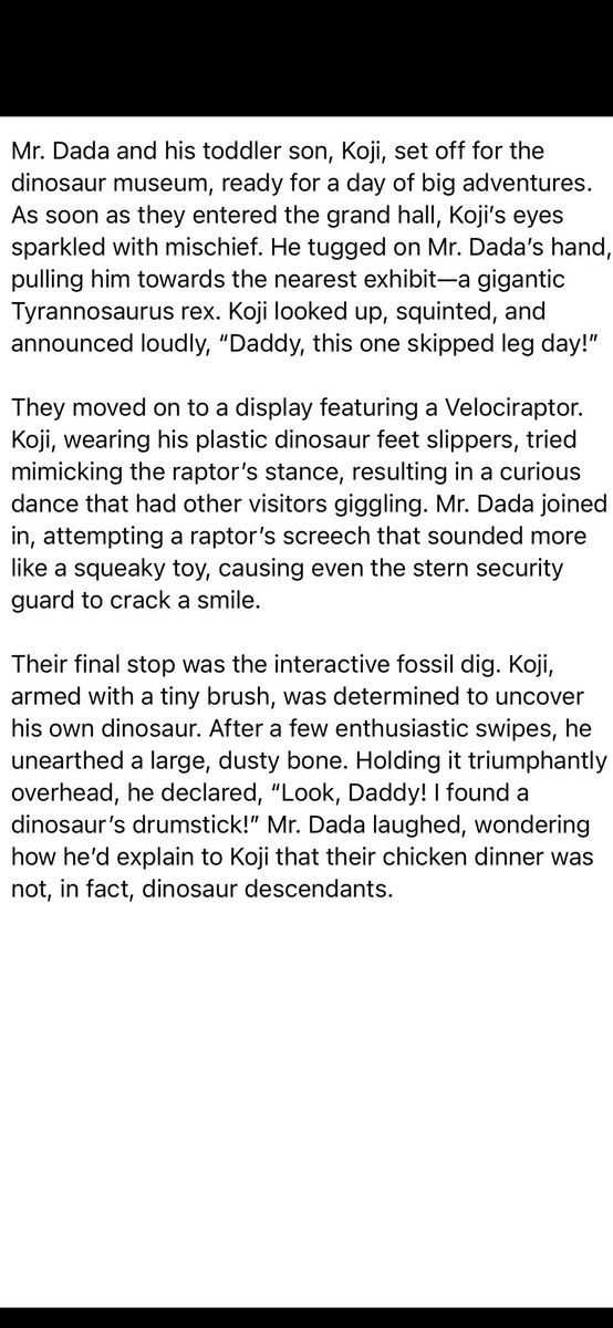 Mr. Dada & Koji's museum misadventures are a roar! 🦖😂 Check out their dino-mite day in our latest video. #FamilyFun #DinosaurMuseum #ToddlerLife