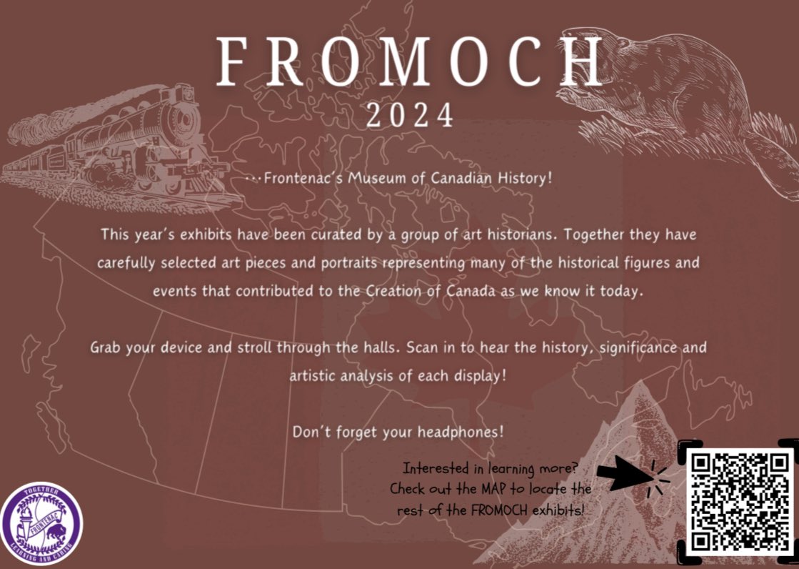 FROMOCH 2024 - Grade 8 students have been working hard over the last 6 weeks preparing to showcase their learning in an art history exhibit at the school! We can’t wait to visit the artifacts and learn lots about Canadian history later this afternoon! <a href="/HaltonDSB/">HDSB</a>