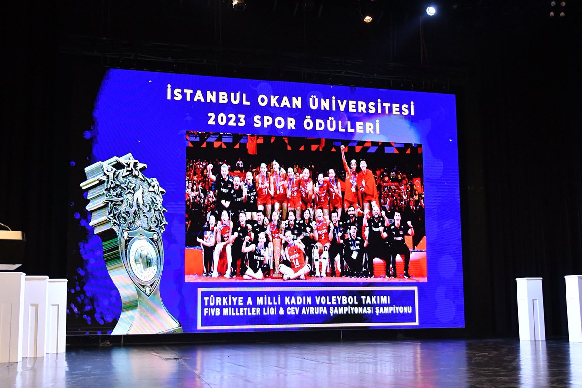 Okan Üniversitesi 2023 Yılı Spor Ödülleri’nde ‘Türk Voleybolu’ 6 Dalda Ödüle Layık Görüldü! ⛓️ t.ly/JaHd2