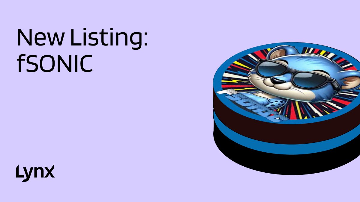 BREAKING: Meme coins are now accepted on Lynx, with $fSONIC as the first  one listed by our friends at @fantomsonicinu. Listed only on @FantomFDN.  1️⃣Trade perps using your $fSONIC as collateral (COIN-Margined)